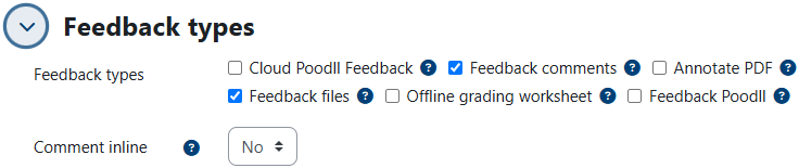 feedback types