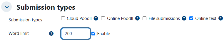 word limit