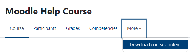 download course content