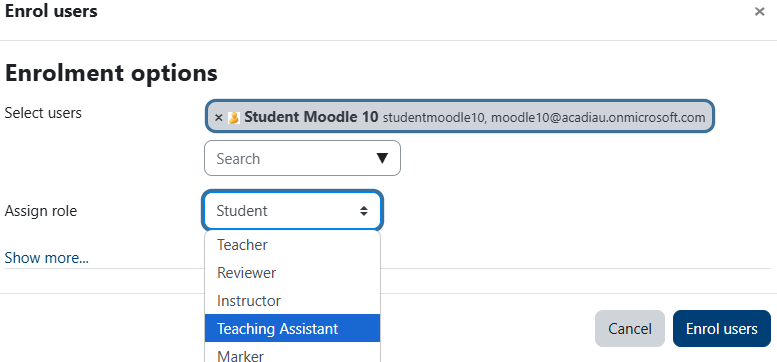 assign role