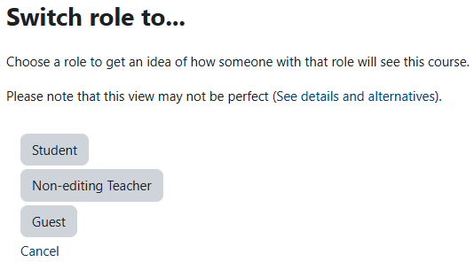 select role to switch to