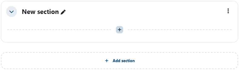 add section