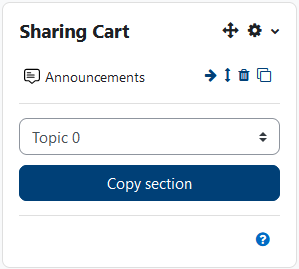 sharing cart list of shared items