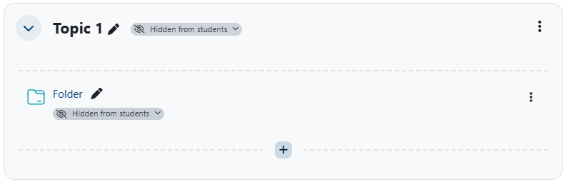 hidden from students